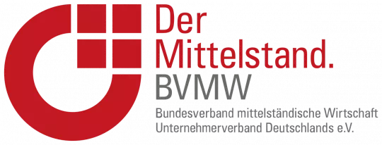 The logo of the German Association for Small and Medium-sized Businesses.