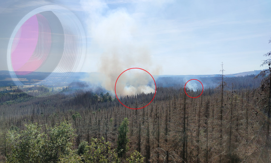 Automatic forest fire detection system with image processing enables efficient fire fighting