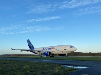 Airplane at take-off