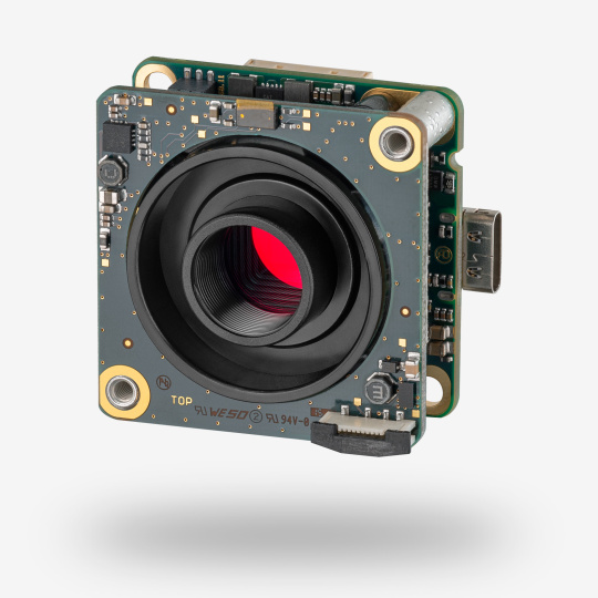 The uEye LE AF industrial camera board from IDS.
