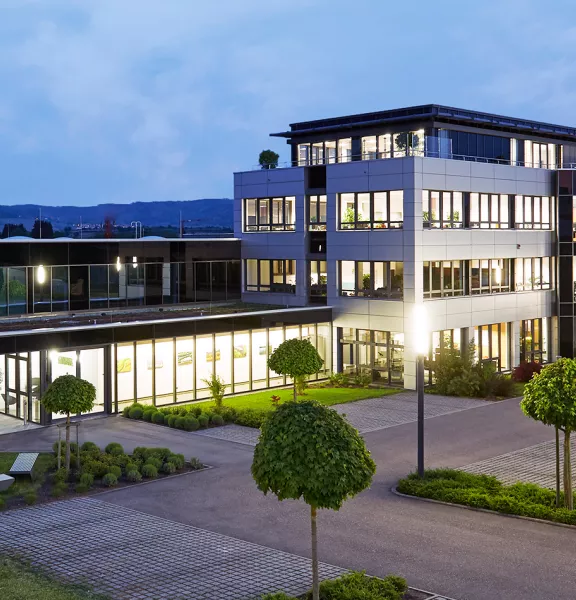 Headquarters of the leading image processing company IDS in Obersulm, Germany