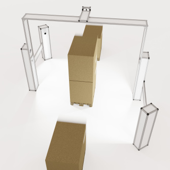 Photo portal with freely selectable camera positions