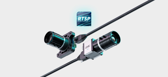 Side view of uEye live monitoring camera