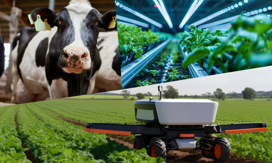 Industrial cameras from IDS enable sustainable animal husbandry, crop protection and harvesting