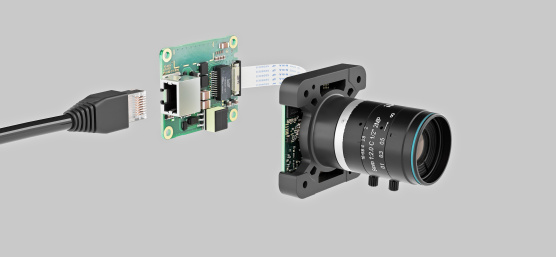 Modular IDS industrial camera with GigE connection