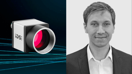 Thumbnail Vision Channel Session “Easy uEye+ Camera Integration in HALCON”, on the right speaker Arne Taubitz