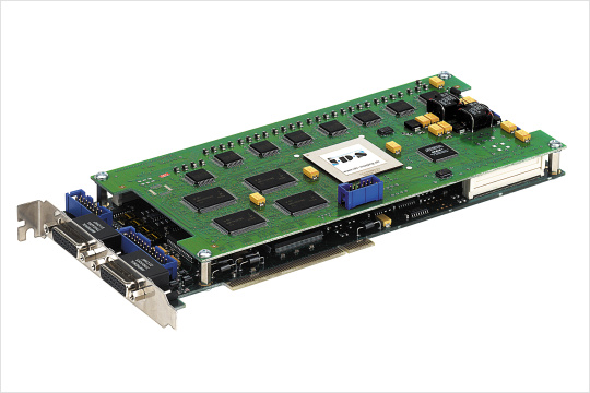 First generation of the PIRANHA video compression board from IDS