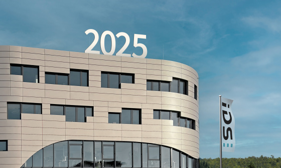 IDS building in Obersulm (Germany) with IDS flag and the year 2025.