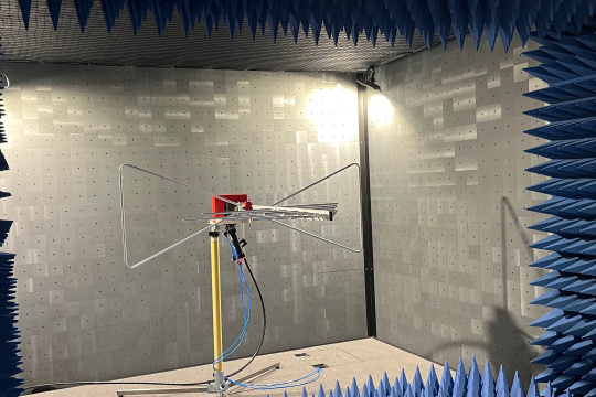 IDS EMC measuring booth.