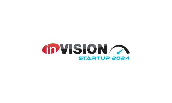 The logo of inVISION Startups 2024.