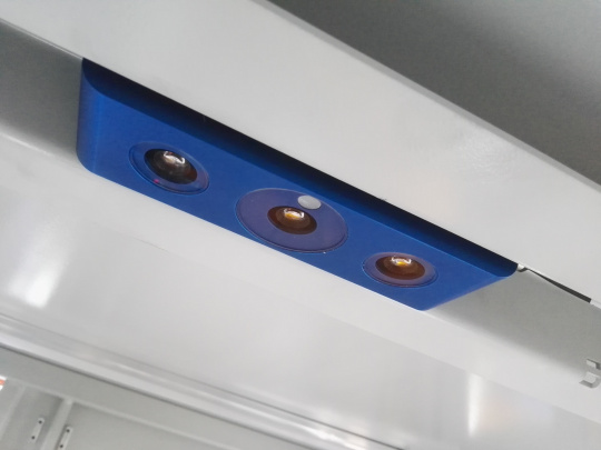 Mounted Ensenso camera