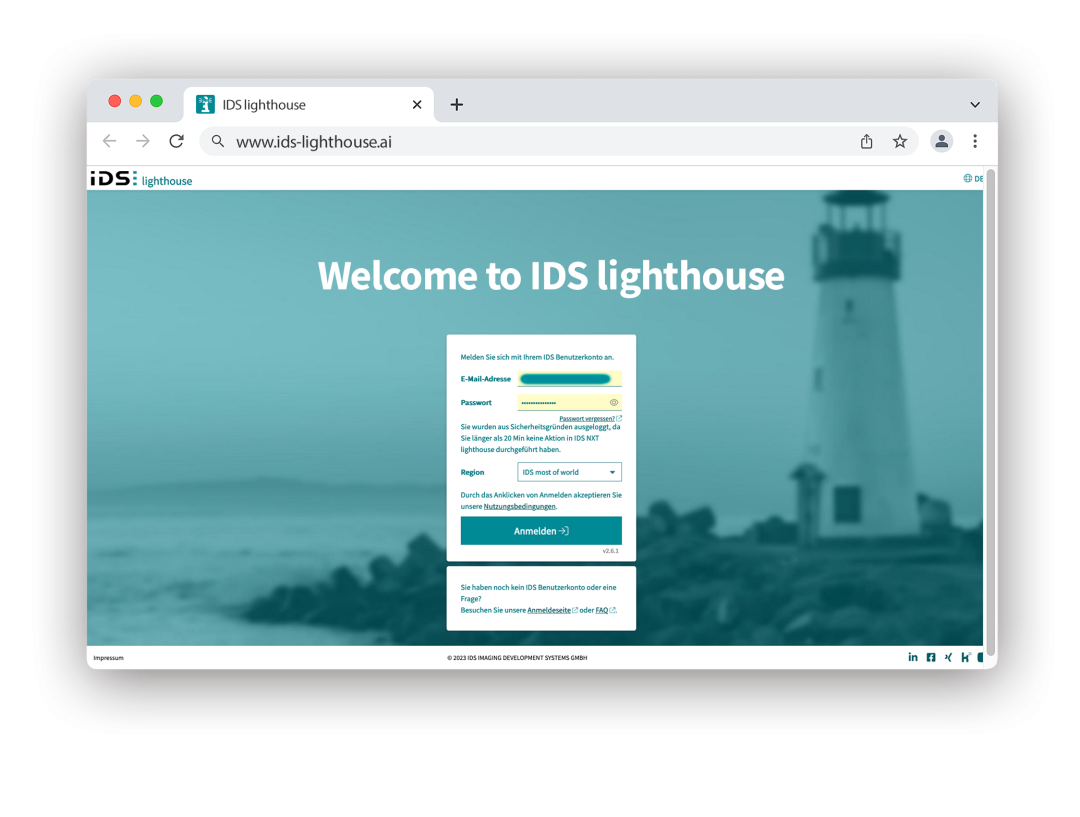 Lighthouse Dev IDS lighthouse | AI image processing | AI Vision Studio