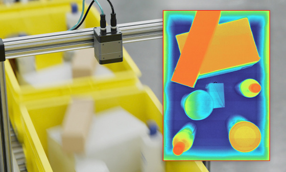 IDS Nion 3D camera in a conveyor belt application