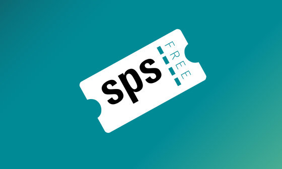 Symbolic image admission ticket SPS Nuremberg