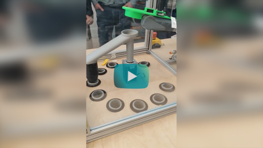 Preview image for a video about a Lego sorting device