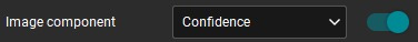 Image component mode with confidence option enabled