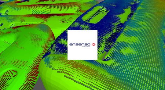 Ensenso logo in front of SDK application