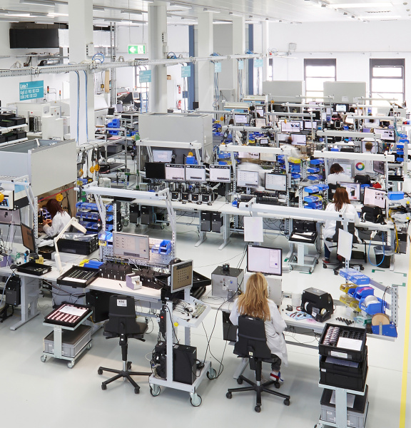IDS production at the headquarters in Obersulm