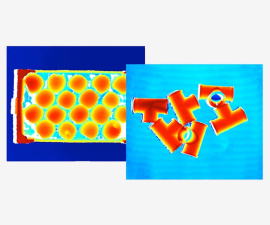 Infrared images from the IDS Ensenso Software Development Kit.