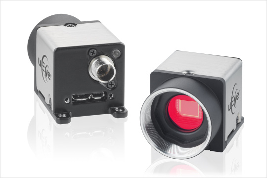 uEye camera from the front and rear with first USB 3.0 interface