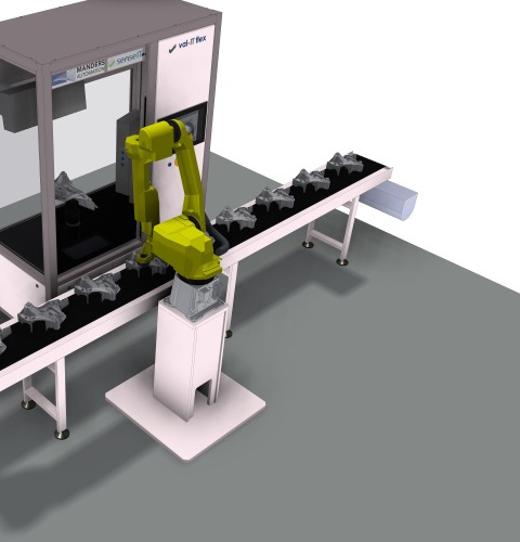 Efficient inline component inspection for the manufacturing industry with Ensenso N35