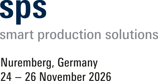 Trade fair logo SPS smart production solutions in Nuremberg