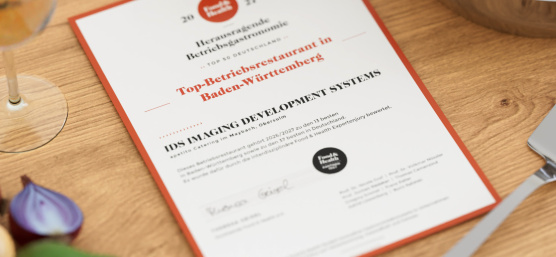 Certificate for Top Company Canteen in Baden-Württemberg from IDS