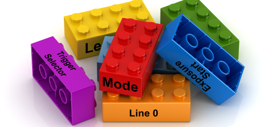 Lego clamp bricks with labels are still disorganized