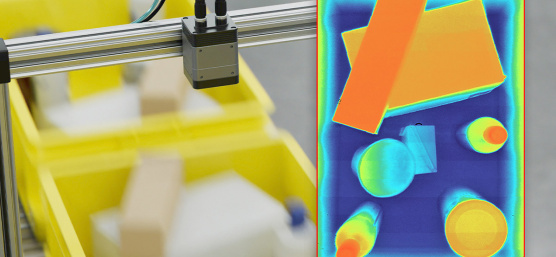 IDS Nion 3D camera in a conveyor belt application