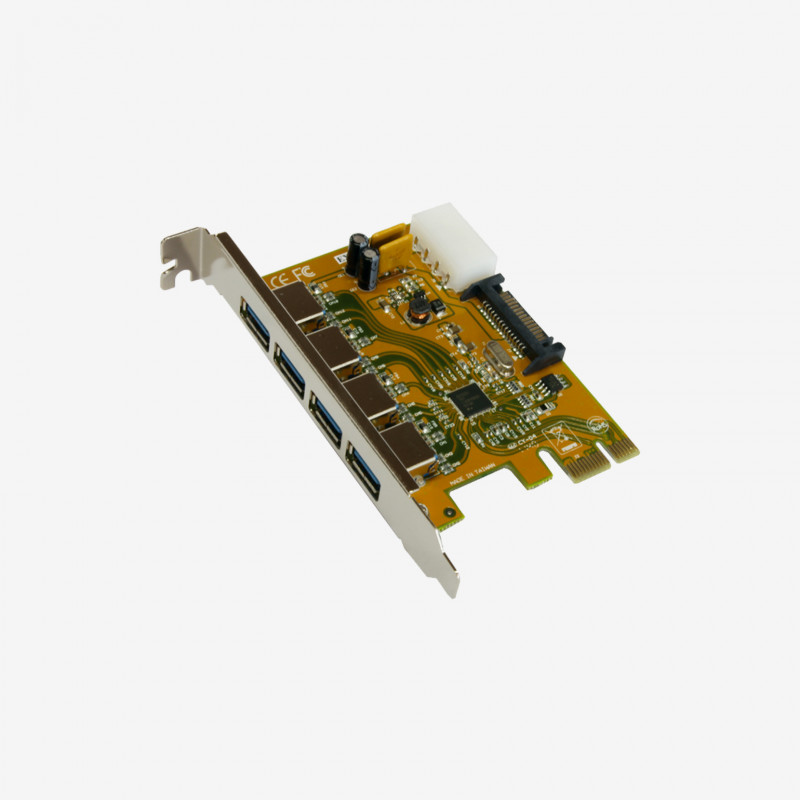 USB 3 PCI Express card, 4 ports (EX-11094)