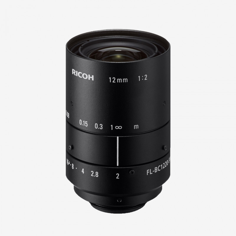 Lens, RICOH, FL-BC1220-9M, 12 mm, 1"