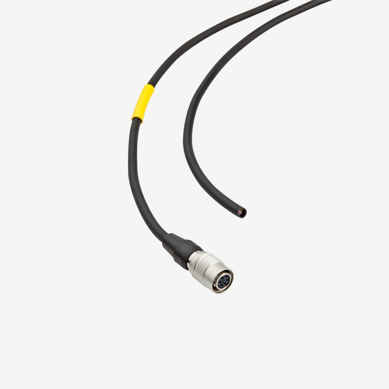 I/O + power, standard cable, straight, 5 m 